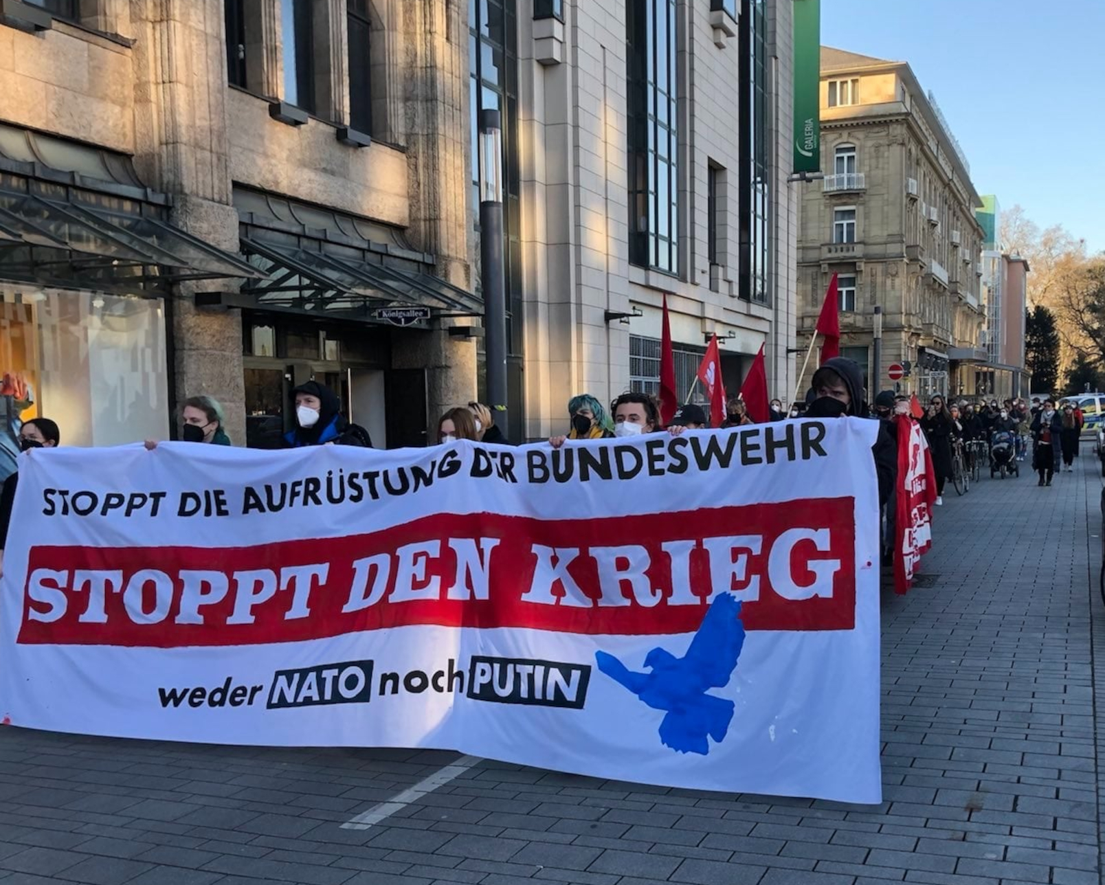Weder Putin noch NATO. Rede vom 3.3.22 in Düsseldorf
